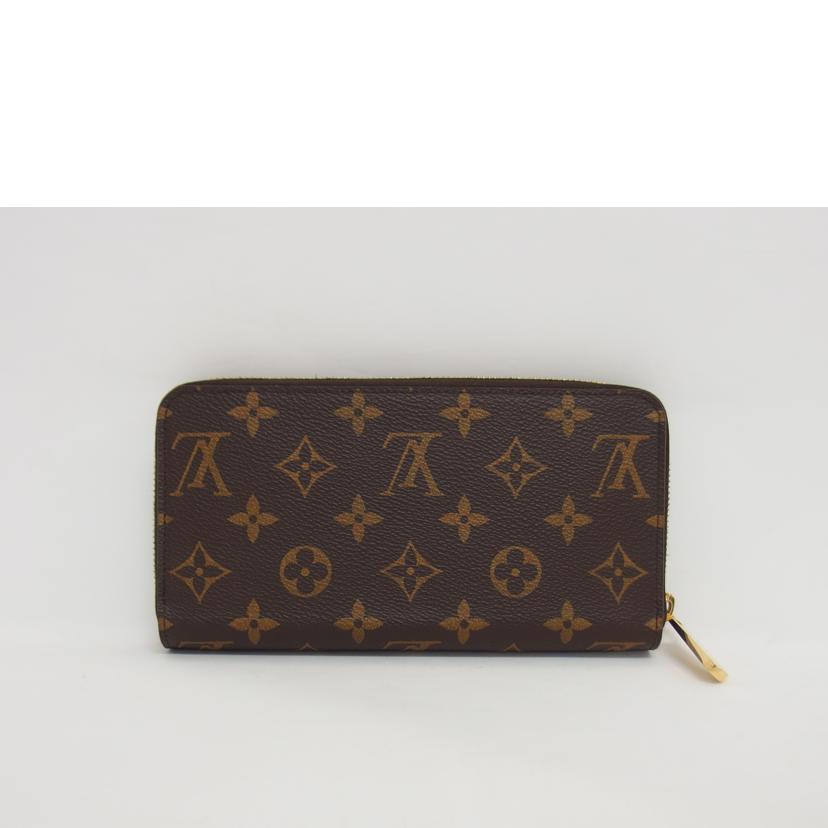 LV ルイ・ヴィトン 長財布 定番 人気 ラウンドファスナー長財布 ブラウン ピンク レッド/ジッピーウォレット/モノグラム/フューシャ/M41895//ICチ***/Aランク/04