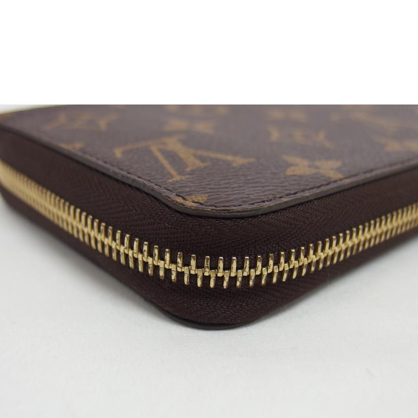 LV ルイ・ヴィトン 長財布 定番 人気 ラウンドファスナー長財布 ブラウン ピンク レッド/ジッピーウォレット/モノグラム/フューシャ/M41895//ICチ***/Aランク/04
