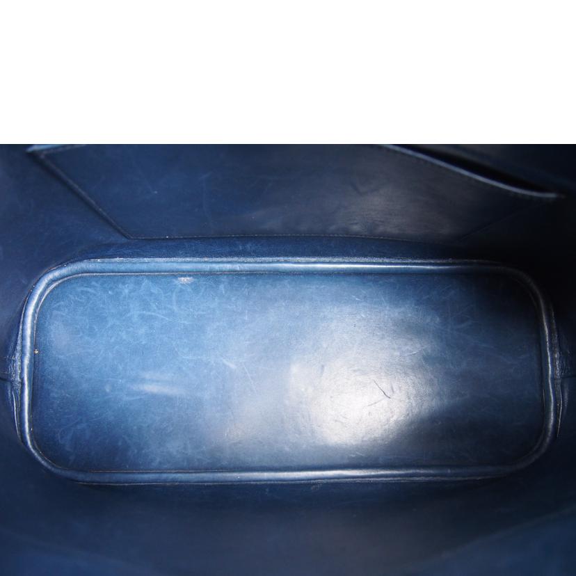 HERMES エルメス/ボリード37 /ネイビー//○Y刻印/Bランク/76