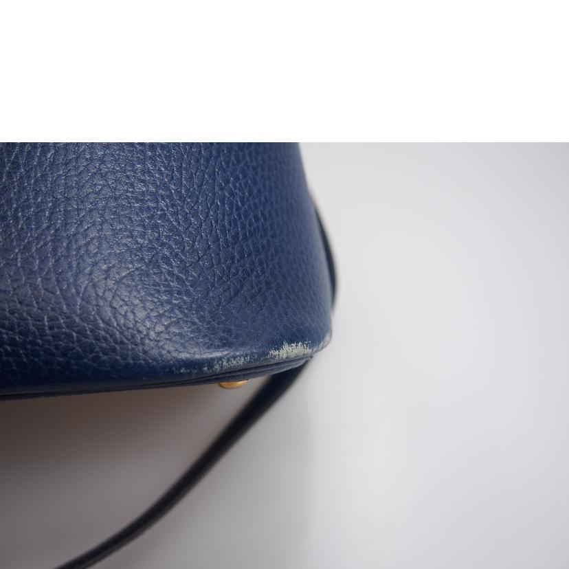 HERMES エルメス/ボリード37 /ネイビー//○Y刻印/Bランク/76
