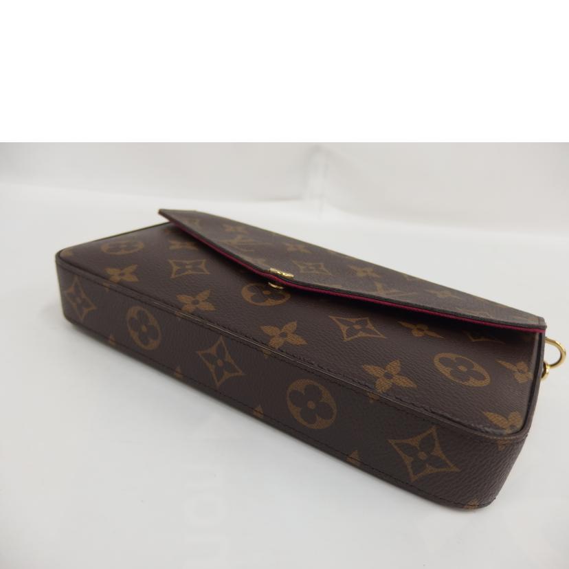 LV ルイヴィトン/ポシェット・フェリーチェ/モノグラム/フューシャ/M61276//ICタ**/ABランク/82