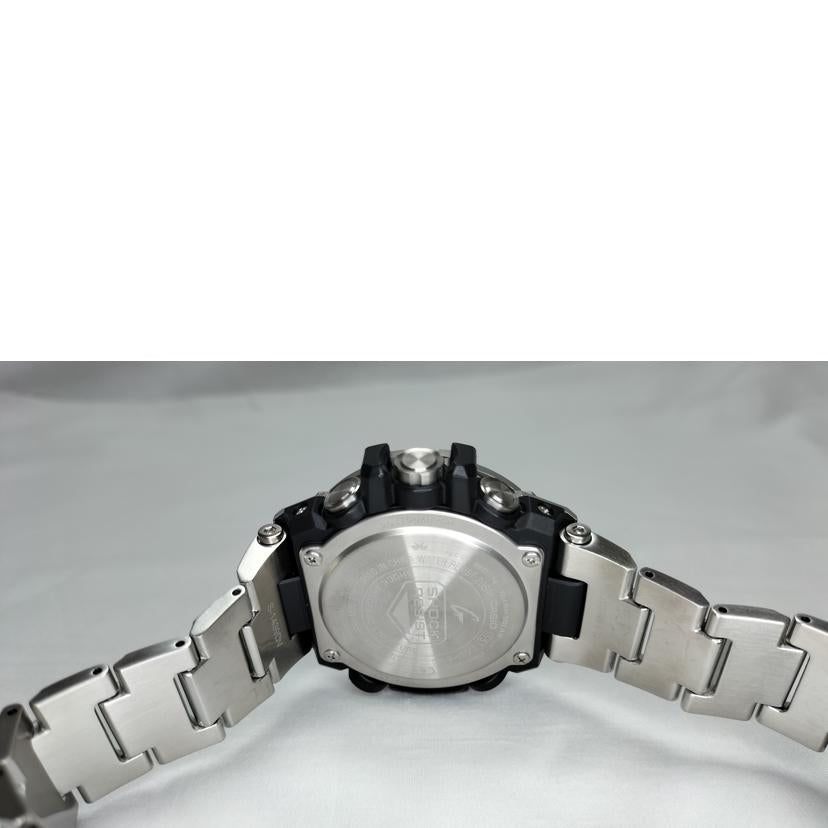 CASIO カシオ/Gスチール タフネス クロノグラフ タフソーラー/GST-B100D-1A9JF//ABランク/52