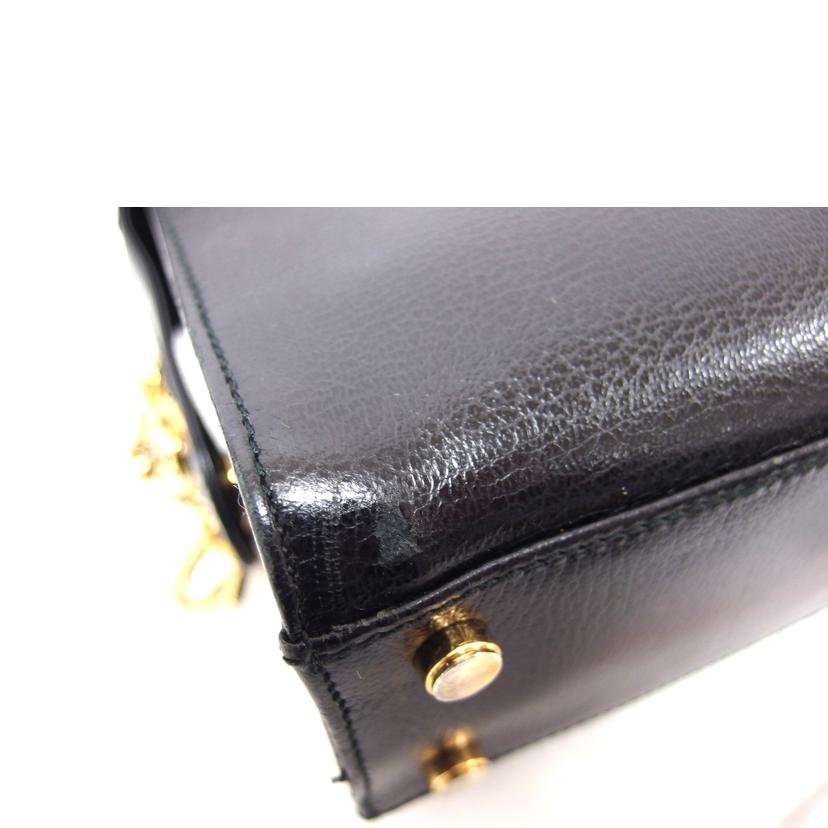 Ferragamo フェラガモ ハンドバッグ/ガンチーニ/2WAYショルダーバッグ/ブラック//DX-******/ABランク/04