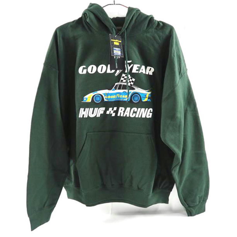HUF ハフ/GOODYEAR CHECKERED FLAG フーディー//Sランク/79