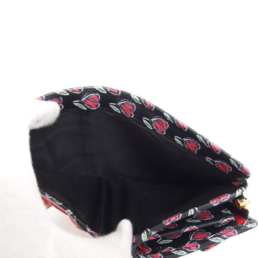 PRADA プラダ/L字ジップ二つ折りコンパクト財布/チューリップ/ML018//107/ABランク/04