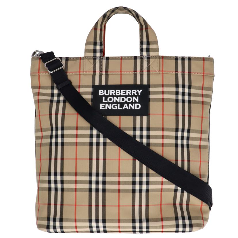 BURBERRY バーバリー/ノヴァチェックロゴアップリケヴィンテージ2WAY//Bランク/75