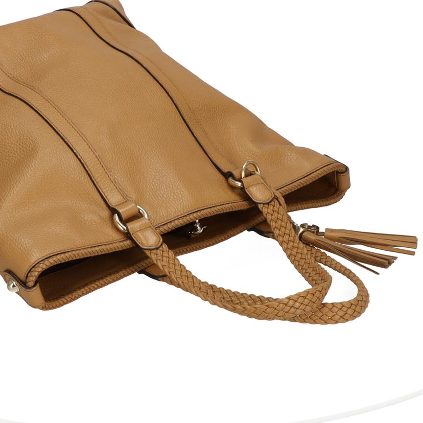 GUCCI グッチ/レザー タッセル トートバッグ ベージュ/336660//002***/Bランク/75