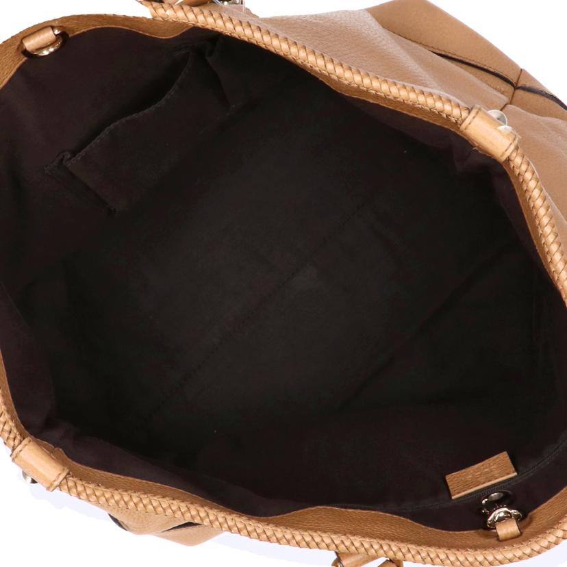 GUCCI グッチ/レザー タッセル トートバッグ ベージュ/336660//002***/Bランク/75