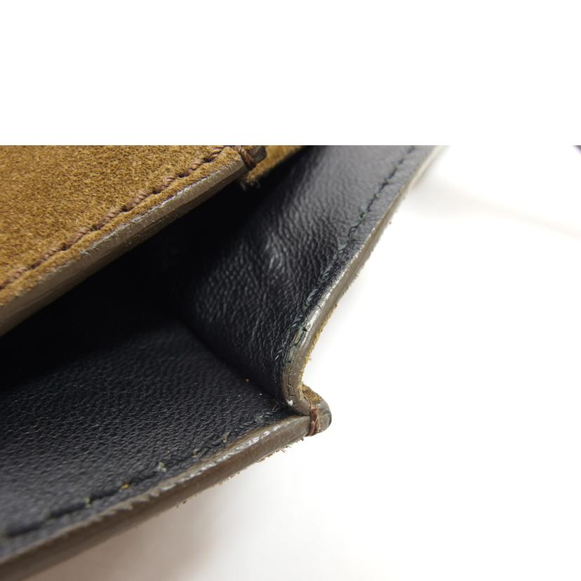 CELINE セリーヌ ハンドバッグ/スモールスクエア ラゲージ ファントム/トートバッグ/スエード/カーキ/169953JOC//ABランク/04