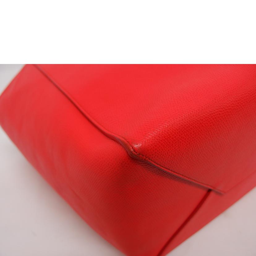 CELINE セリーヌ レザーバッグ/カバトートバッグ/レッドオレンジ系//U・L******/ABランク/04
