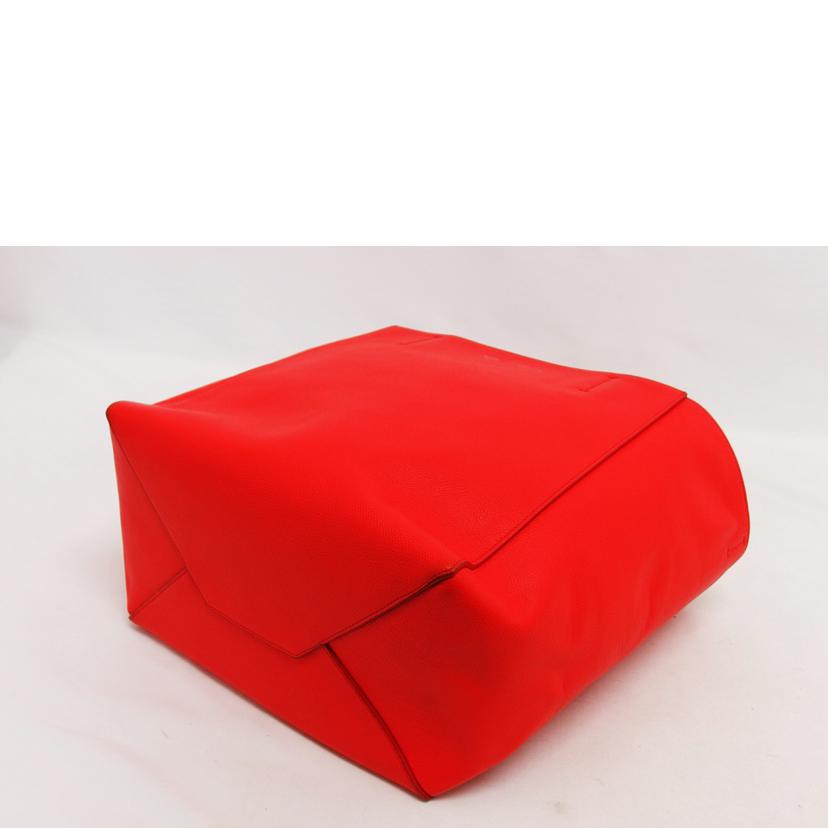 CELINE セリーヌ レザーバッグ/カバトートバッグ/レッドオレンジ系//U・L******/ABランク/04