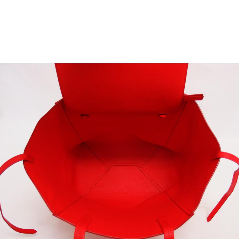 CELINE セリーヌ レザーバッグ/カバトートバッグ/レッドオレンジ系//U・L******/ABランク/04