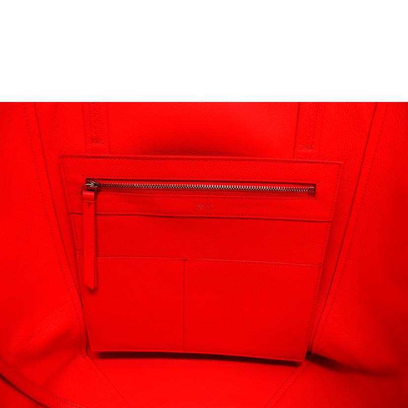 CELINE セリーヌ レザーバッグ/カバトートバッグ/レッドオレンジ系//U・L******/ABランク/04