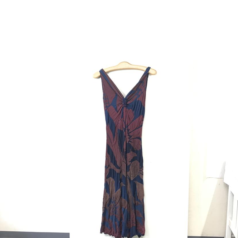 JURGEN LEHL ヨーガンレール/ノースリーブワンピース/ボタニカル柄/J0131UA032//ABランク/51