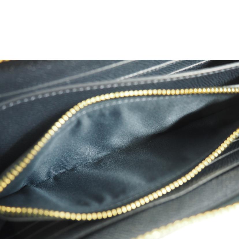 COACH コーチ/ラウンドZIP長財布/レザー/紺/C3441//Aランク/79