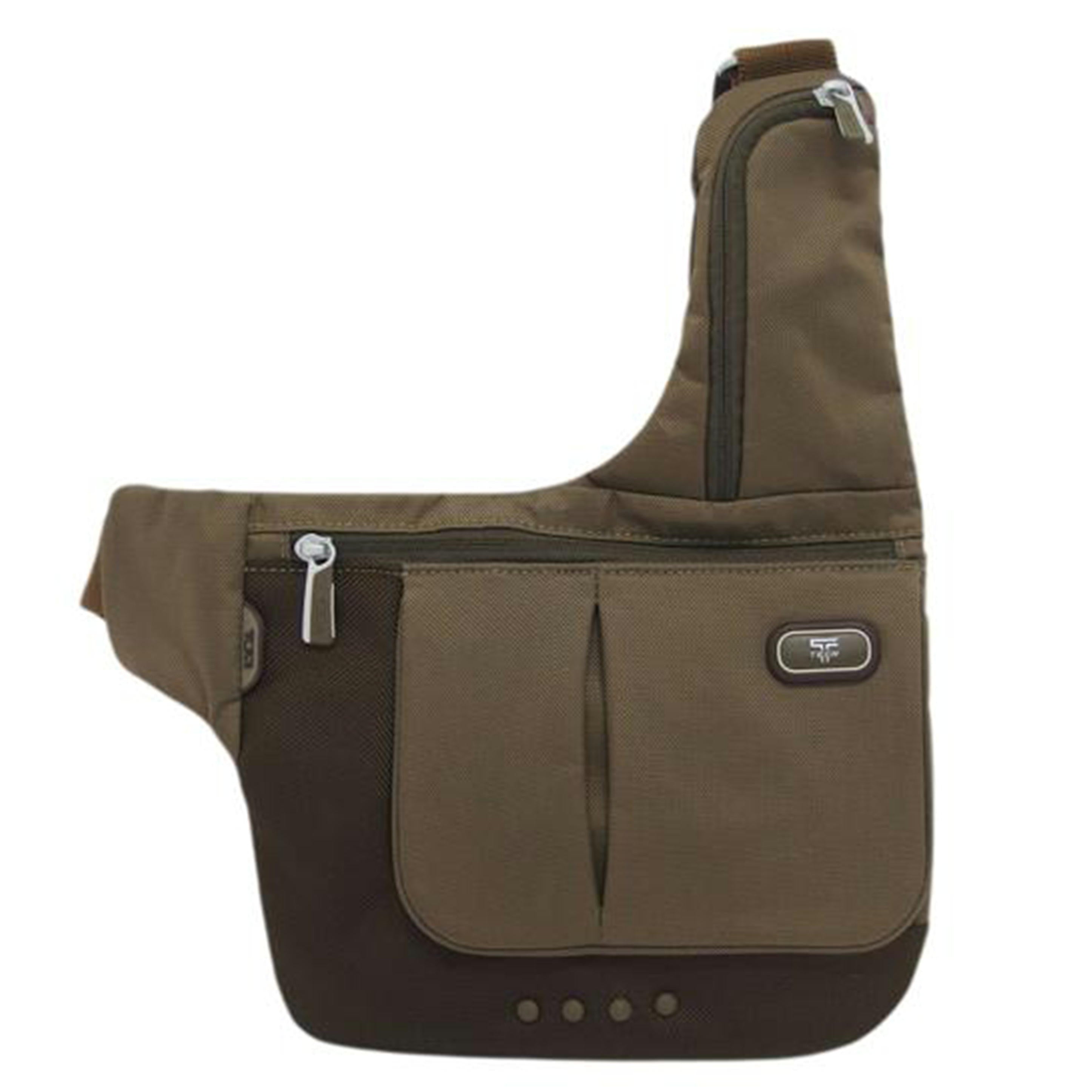 美品✨ トゥミ TUMI トートバッグ カーキxブラウン ナイロンxレザー 美品✨ トゥミ TUMI トートバッグ カーキxブラウン ナイロンx