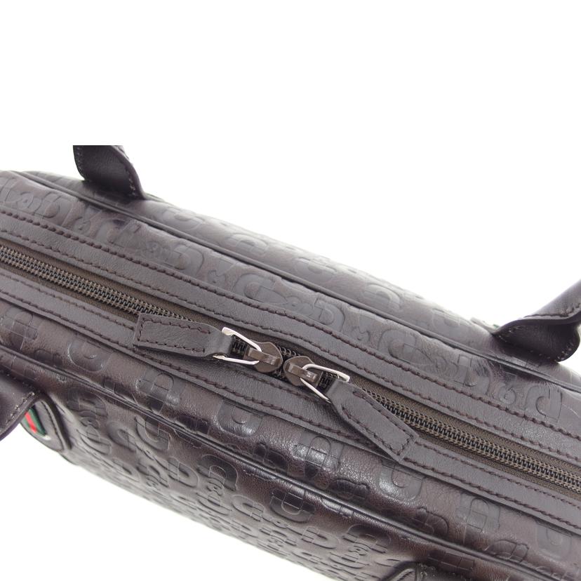 GUCCI グッチ ショルダーバッグ ハンドバッグ/シェリーライン/オールレザーミニボストンバッグ/ダークブラウン/293594//527***/Aランク/04