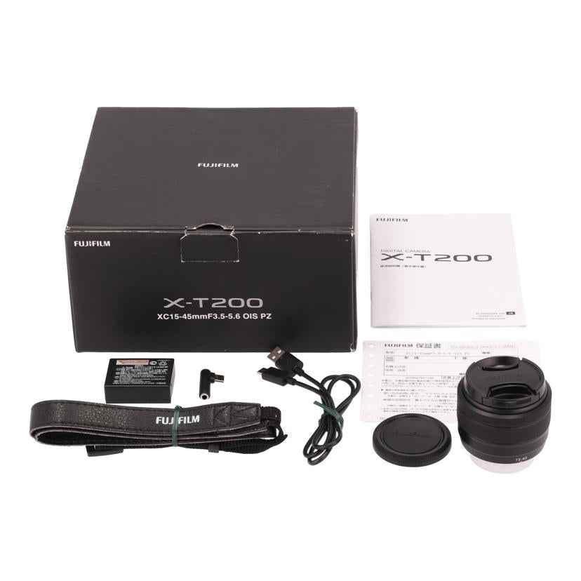 FUJIFILM 富士フィルム/ミラーレス一眼/X-T200 レンズキット/X-T200 レンズキット//0S001488/Aランク/67
