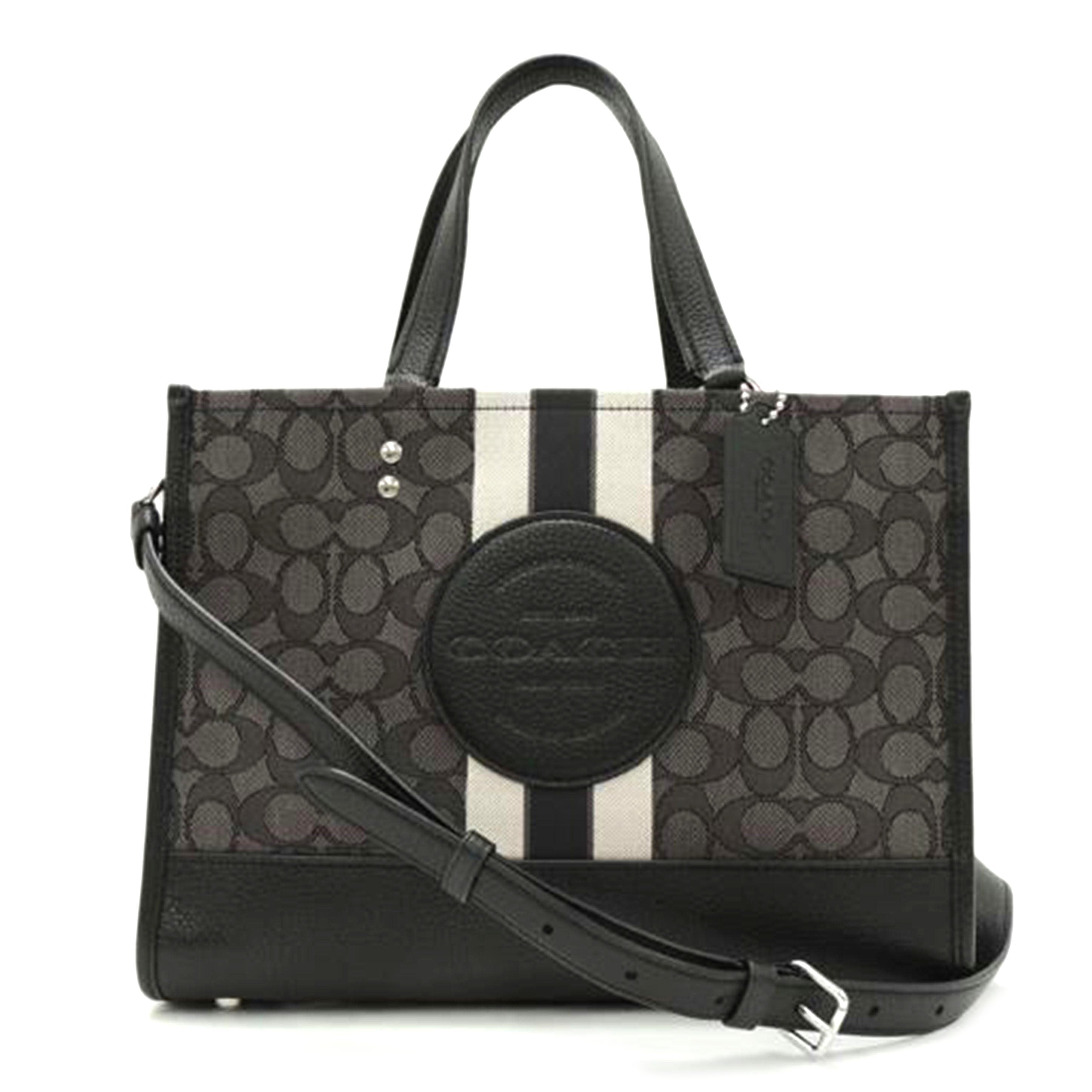 COACH コーチ/デンプシーストライプシグネチャー2wayトート/ブラック/4113//H2166/SAランク/69