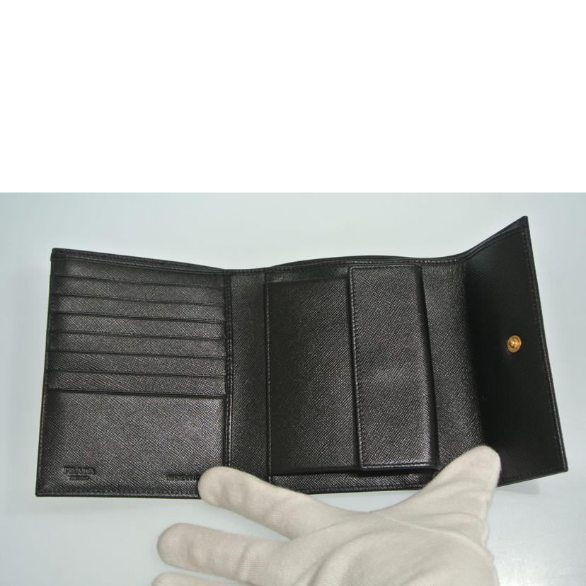 PRADA プラダ/三つ折り財布テスート ナイロン×レザー/1M0510//39/ABランク/87