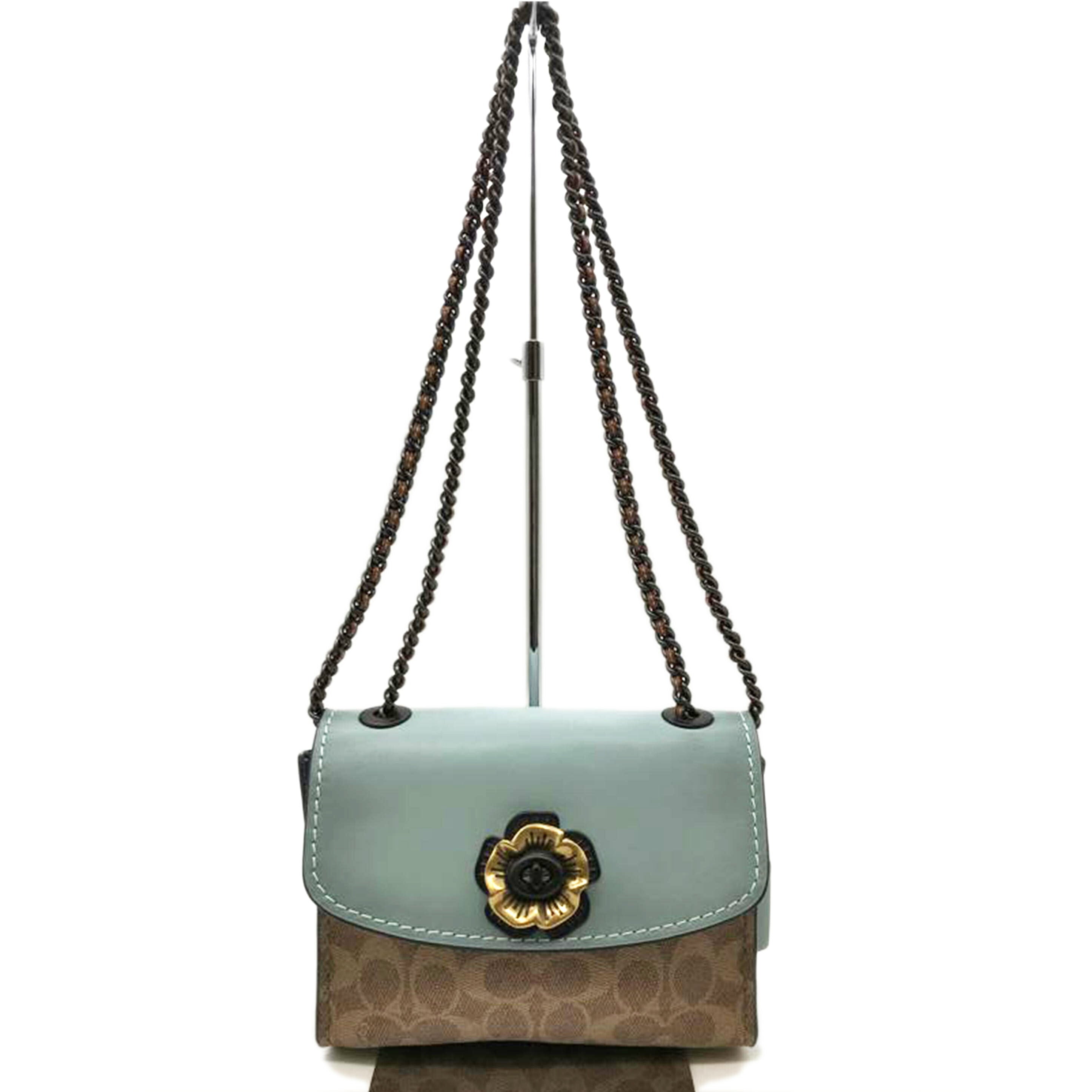 COACH コーチ/パーカー18/シグネチャー/チェーンショルダー/29417//C1820/ABランク/13