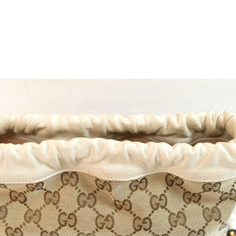 GUCCI グッチ/GGキャンバスホースビットレザーショルダー/602118//525***/ABランク/71