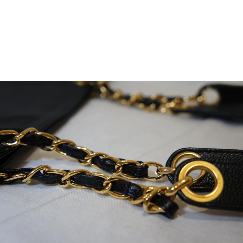 CHANEL シャネル/キャビアスキン チェーントートバッグ//4861168/ABランク/94