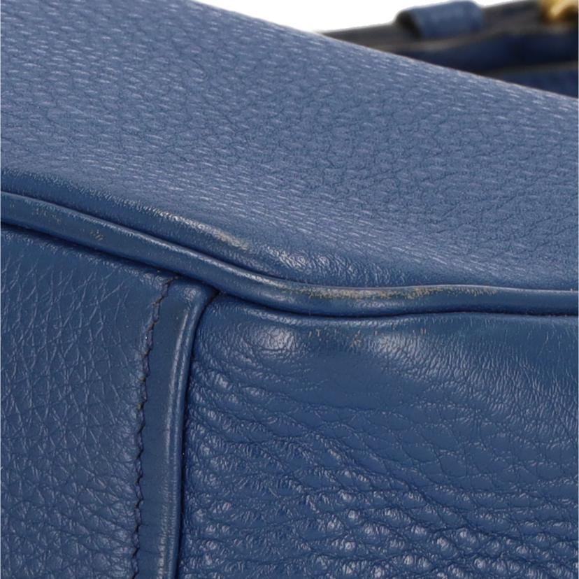 PRADA プラダ/レザーショルダーバッグ BLU/1BH103//ABランク/75