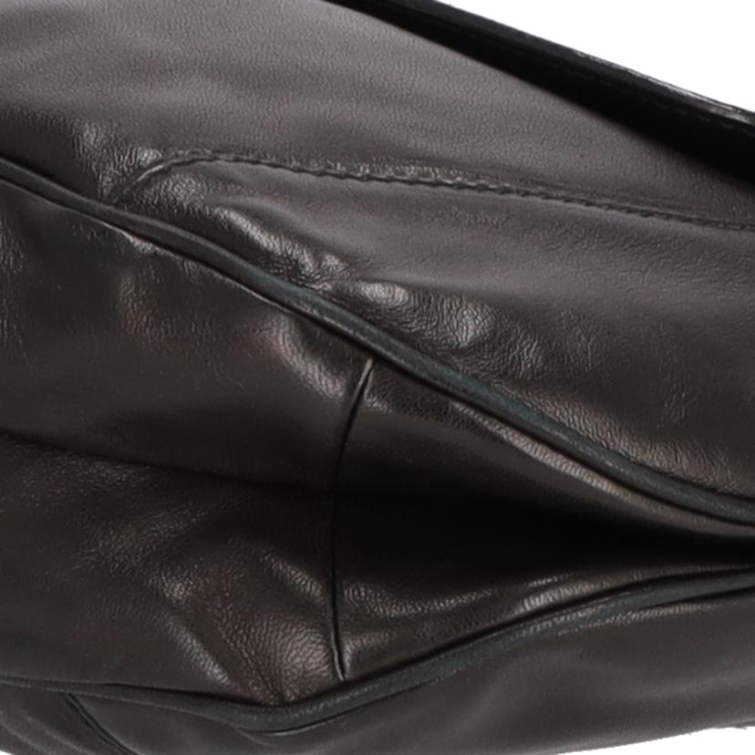 PRADA プラダ/レザー セミショルダー ブラック//ABランク/75