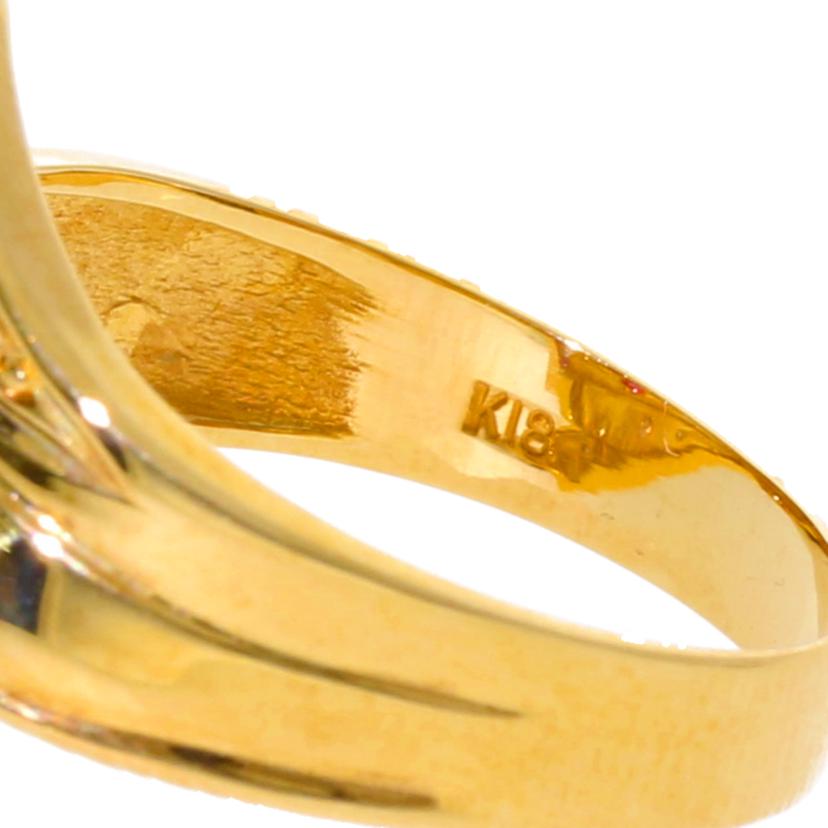 K18/K18ルビーダイヤR0.04/#12/3.5//0.04/Aランク/75