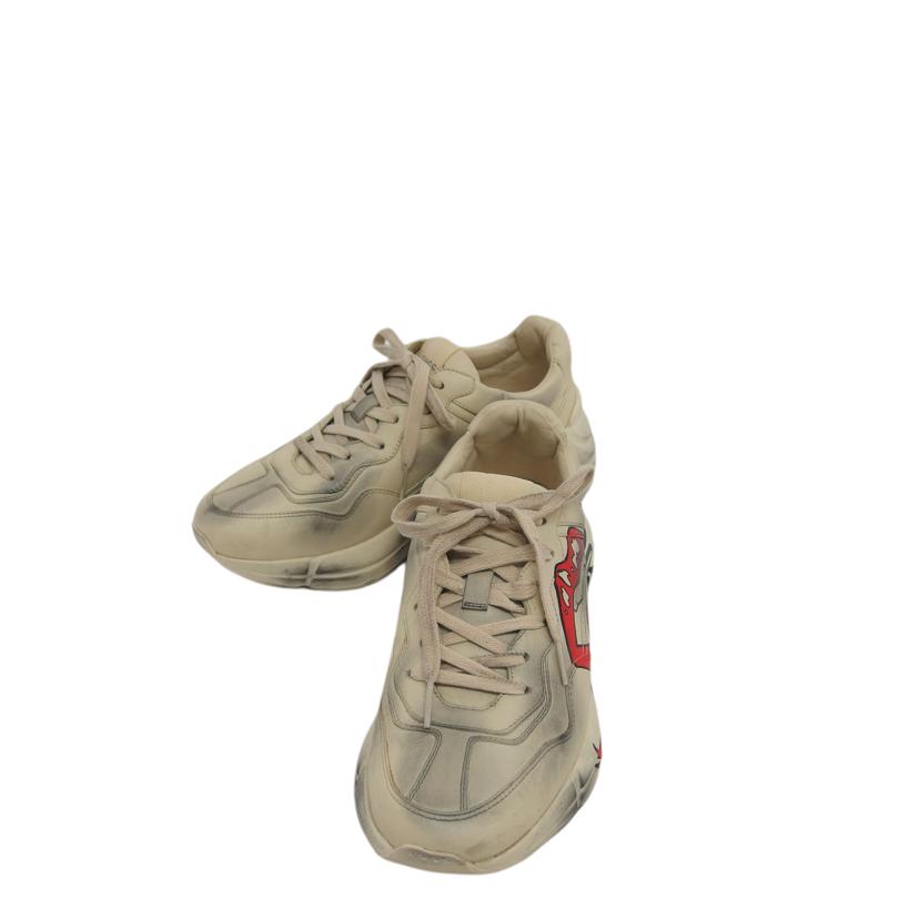 GUCCI グッチ/ライトン・マウスプリントスニーカー/ヴィンテージ加工/552089//ABランク/04