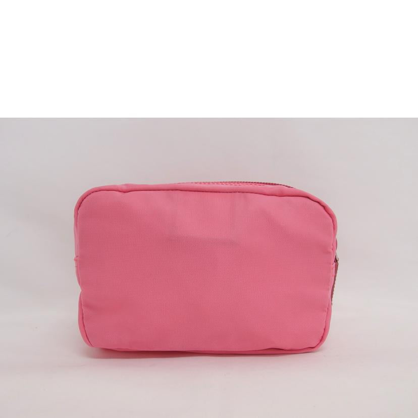 PRADA プラダ/ナイロンコスメポーチ/ピンク/MV340//58/ABランク/04