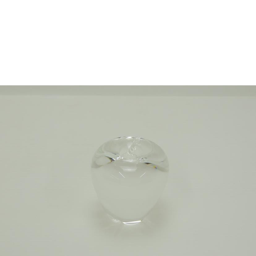 STEUBEN/STEUBEN クリスタルガラス林檎//Aランク/69