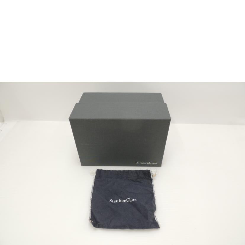 STEUBEN/STEUBEN クリスタルガラス林檎//Aランク/69