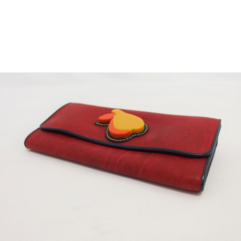 miu miu ミュウミュウ/Wホック二ツ折リ長財布/フルーツ//85/ABランク/04