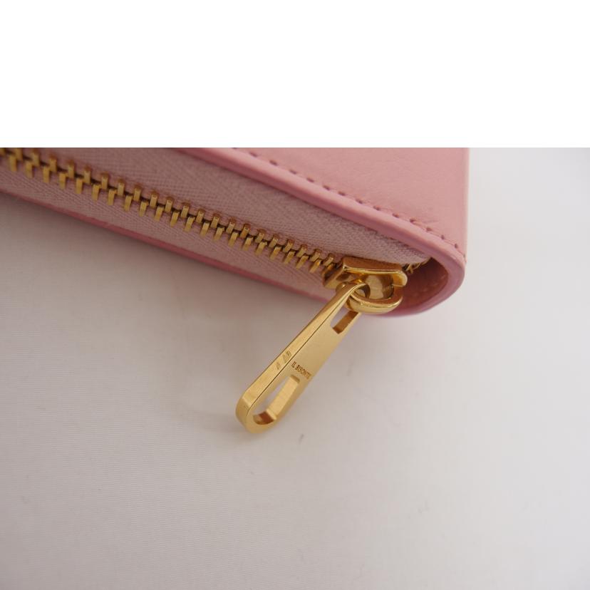 IL BISONTE イルビゾンテ/ラウンドファスナー長財布/ロサパリード/SZW039PVX001//Aランク/04