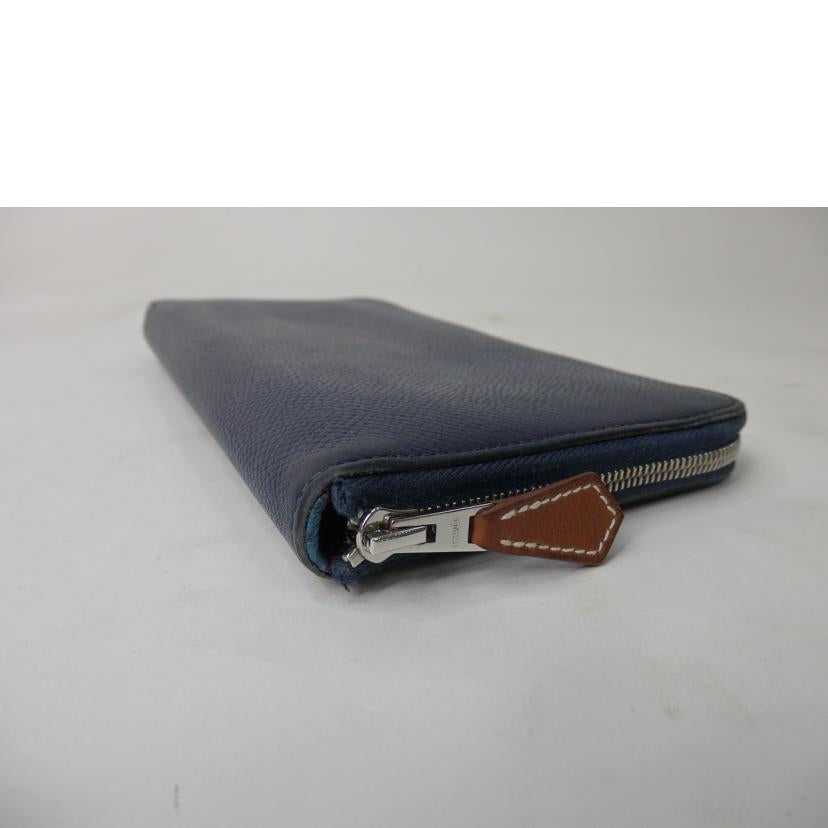 HERMES エルメス/アザップロングシルクイン/ネイビー//□N刻印/ABランク/84