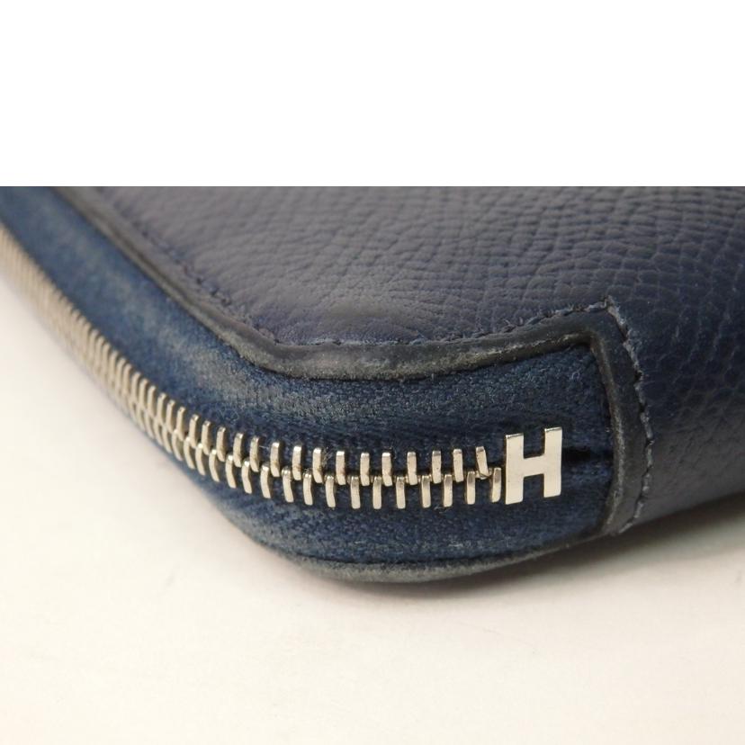 HERMES エルメス/アザップロングシルクイン/ネイビー//□N刻印/ABランク/84