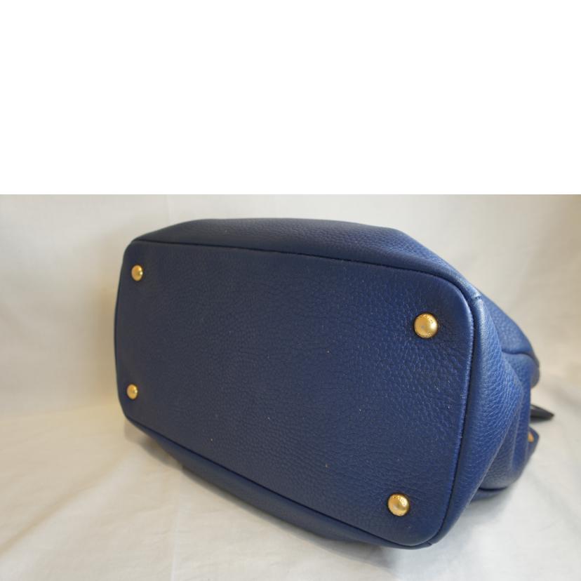 PRADA プラダ/ネイビーレザー 2WAY//204/ABランク/92