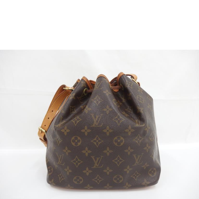 LOUIS VUITTON ルイヴィトン ルイ・ヴィトン ビトン ショルダーバッグ ハンドバッグ トートバッグ ブラウン メンズ レディース 定番 人気 LV 斜め掛け 肩がけ/旧型プチ・ノエ/モノグラム/M42226//Bランク/82