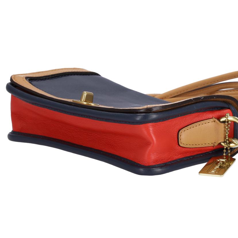 COACH コーチ/レガシーペニーショルダー/紺赤茶/19898//D12**/ABランク/06