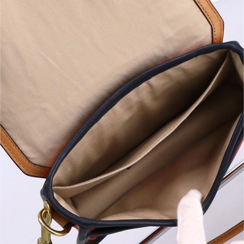 COACH コーチ/レガシーペニーショルダー/紺赤茶/19898//D12**/ABランク/06