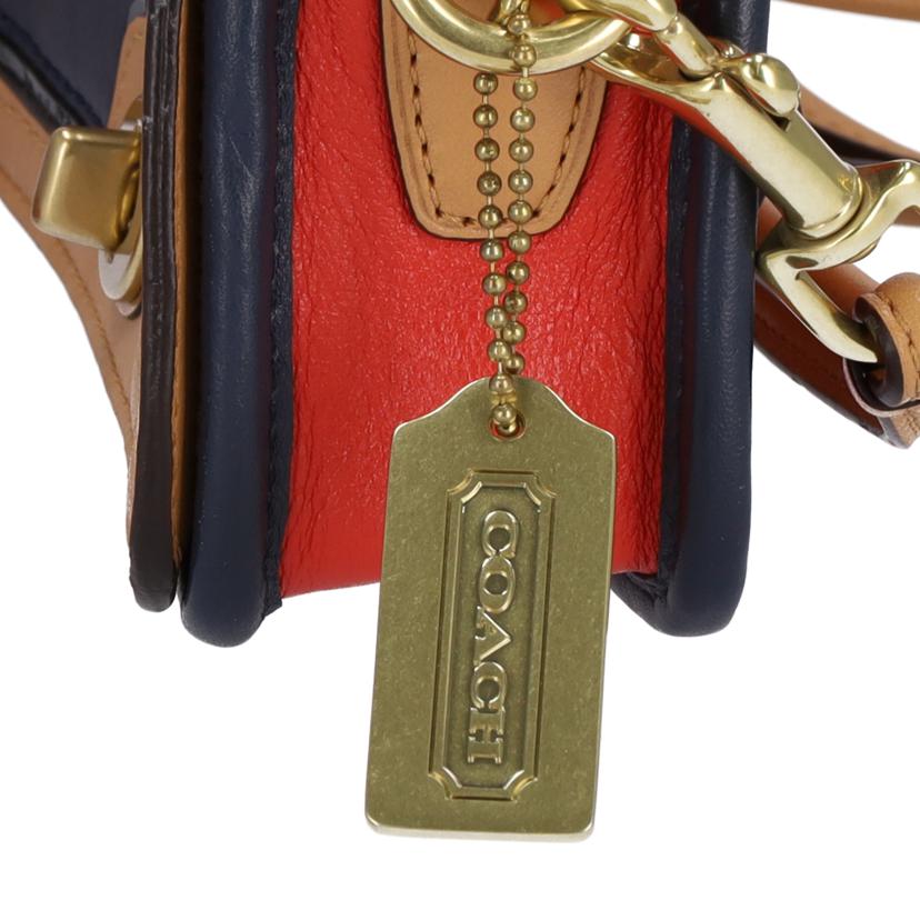 COACH コーチ/レガシーペニーショルダー/紺赤茶/19898//D12**/ABランク/06