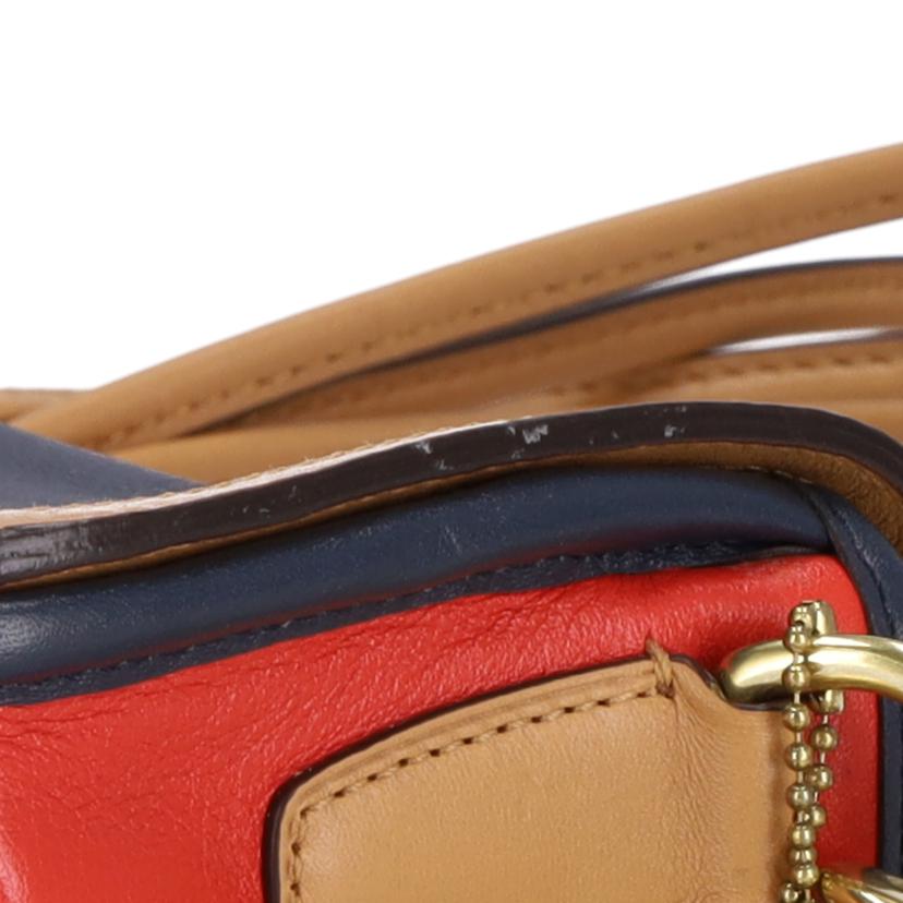 COACH コーチ/レガシーペニーショルダー/紺赤茶/19898//D12**/ABランク/06