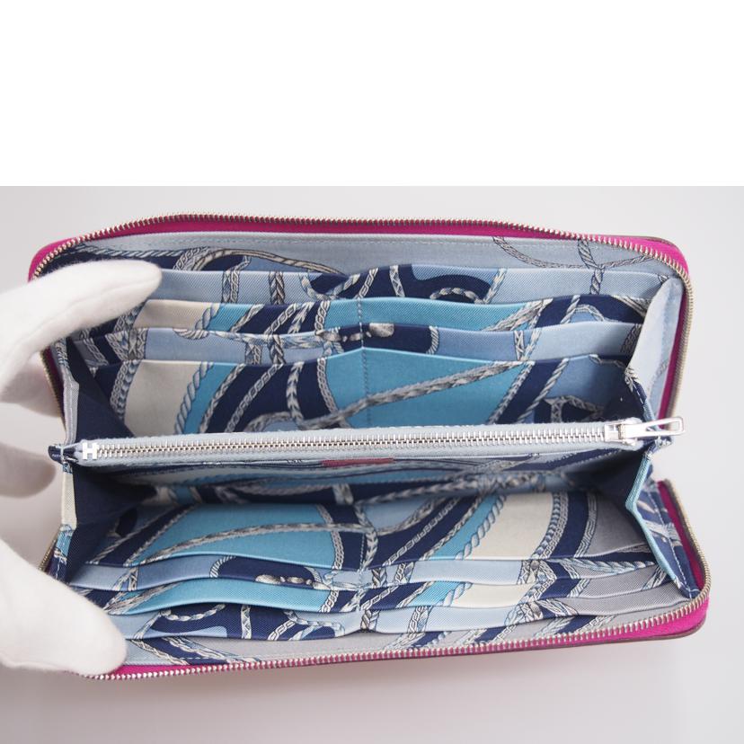 HERMES エルメス/アザップシルクインラウンドファスナー長財布//ABランク/76