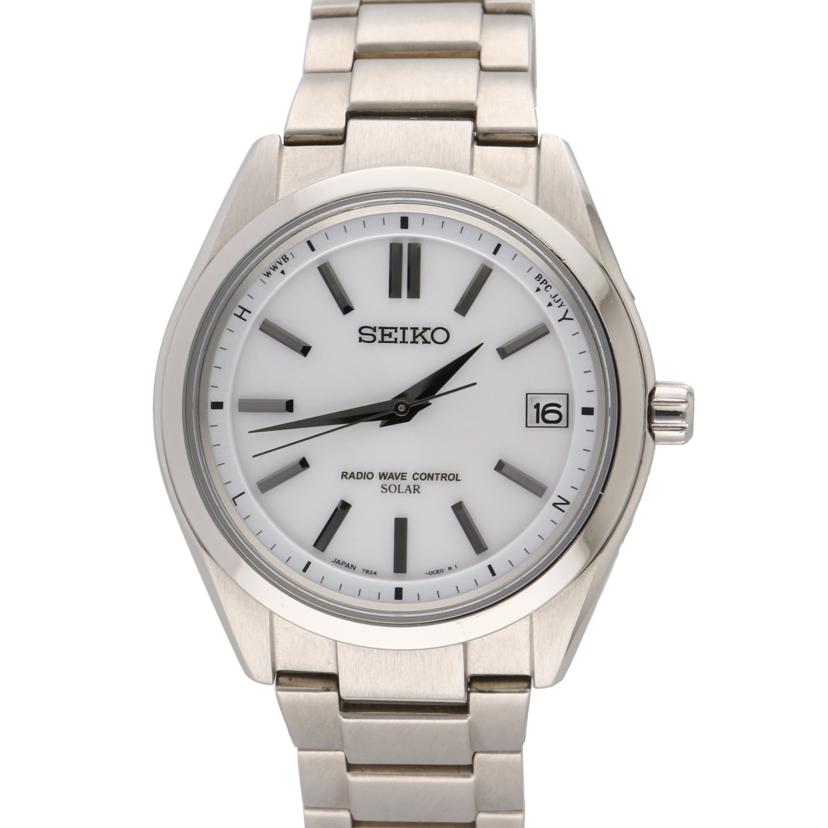時計 SEIKO SAGZ083 BRIGHTZ SEIKO Brightz SAGZ083 Radio Solar Black Dial Titanium Men's Rank