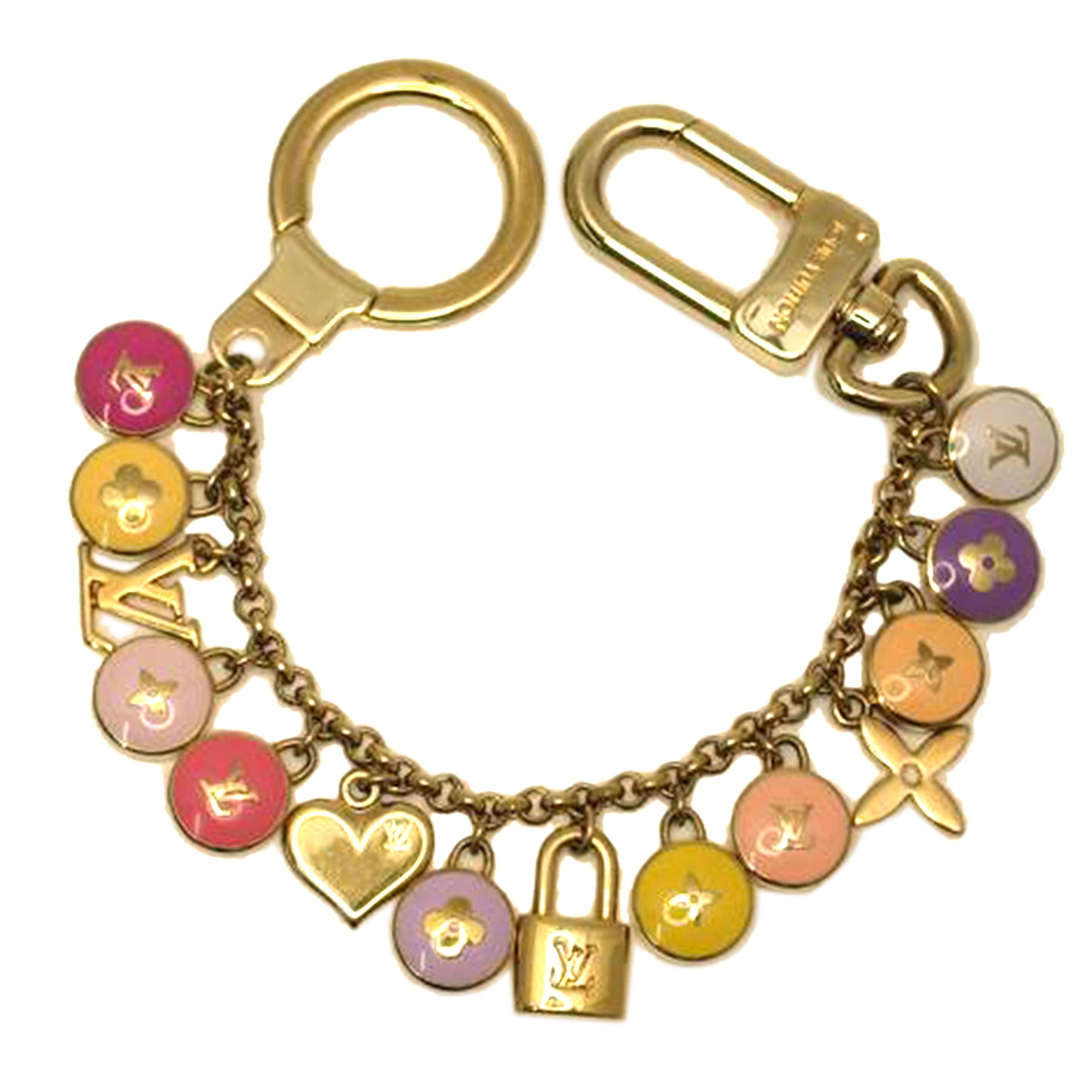 LOUIS VUITTON ルイ・ヴィトン キーリング キーチェーン バッグチャーム/ポルトクレ・シェンヌ・パスティーユ/M65380//ABランク/69