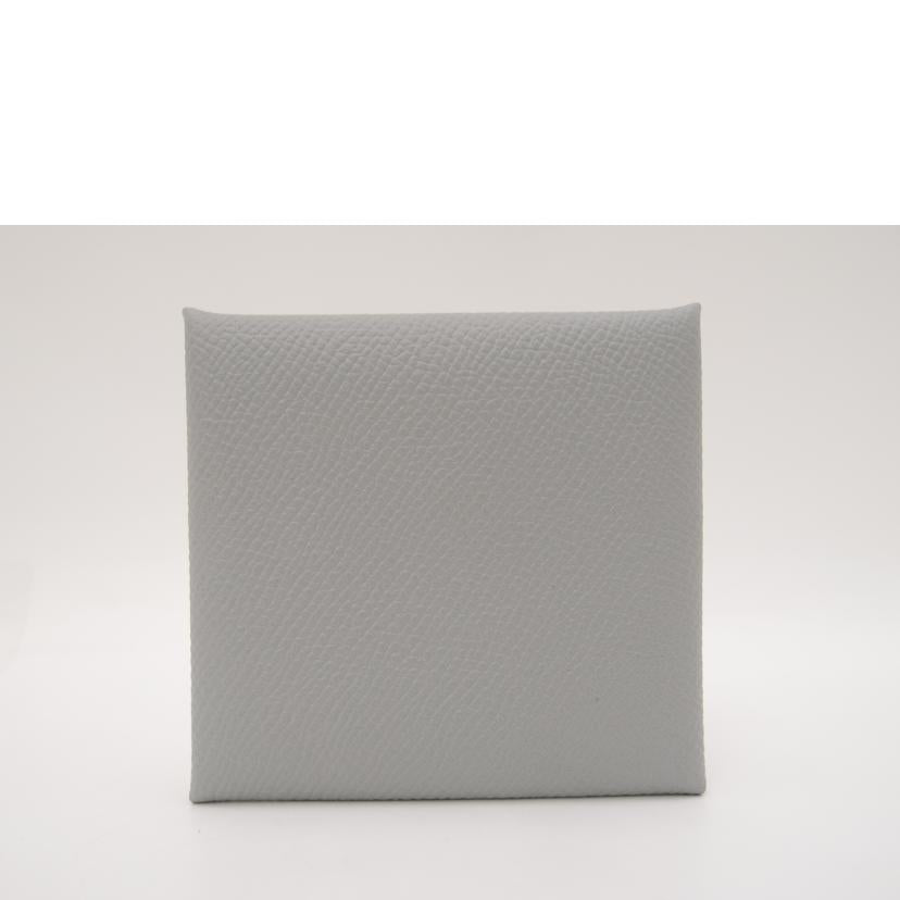 HERMES エルメス コインケース 小銭入れ レザー /バスティアGM/ヴォーエプソン/ブルーグラシエ/041054CK-8U//T刻印(2015)/SAランク/69