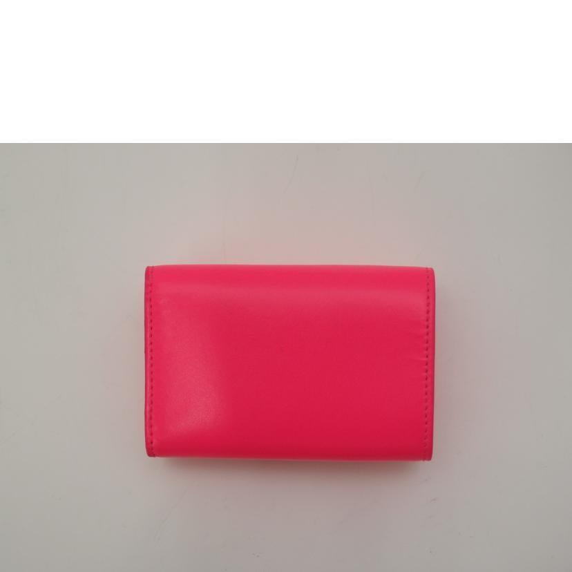 BALENCIAGA バレンシアガ/アワーグラス・ミニウォレット/ビビッドピンク/600212//SAランク/69