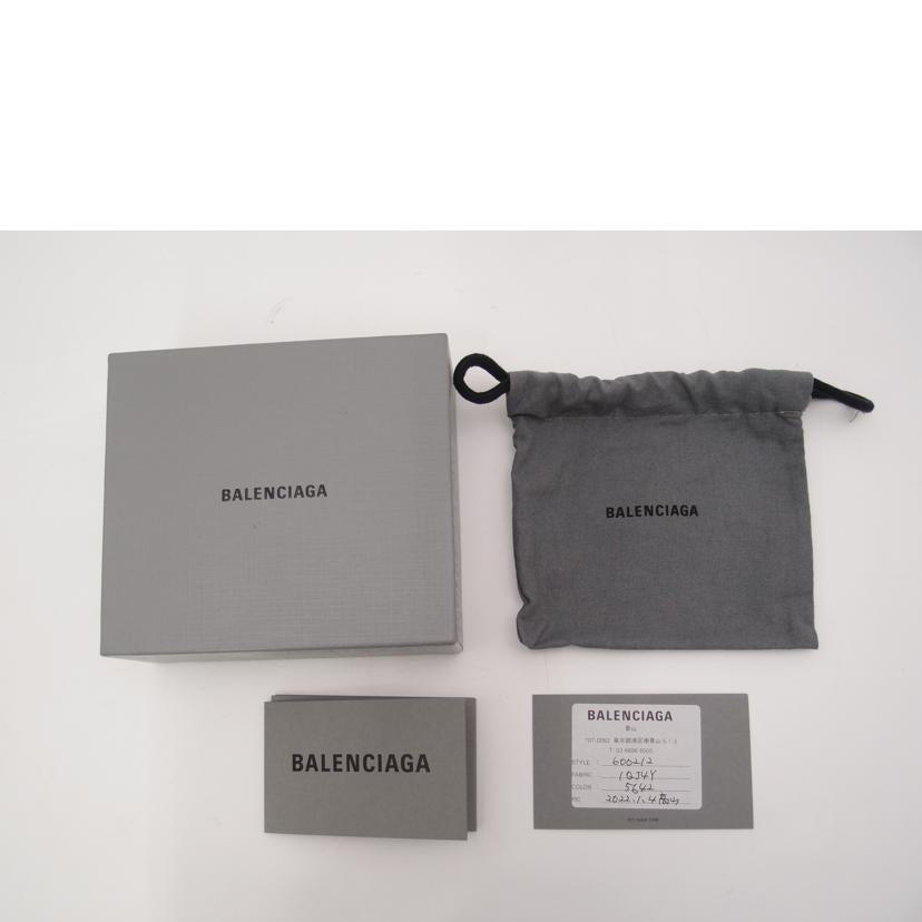 BALENCIAGA バレンシアガ/アワーグラス・ミニウォレット/ビビッドピンク/600212//SAランク/69